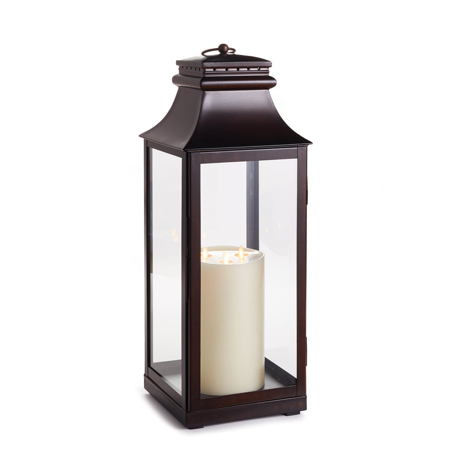 Washed Bronze Colby Outdoor Lantern Large