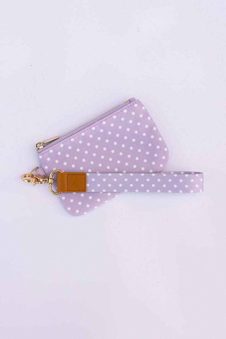 Grape Dots Wrist Lanyard