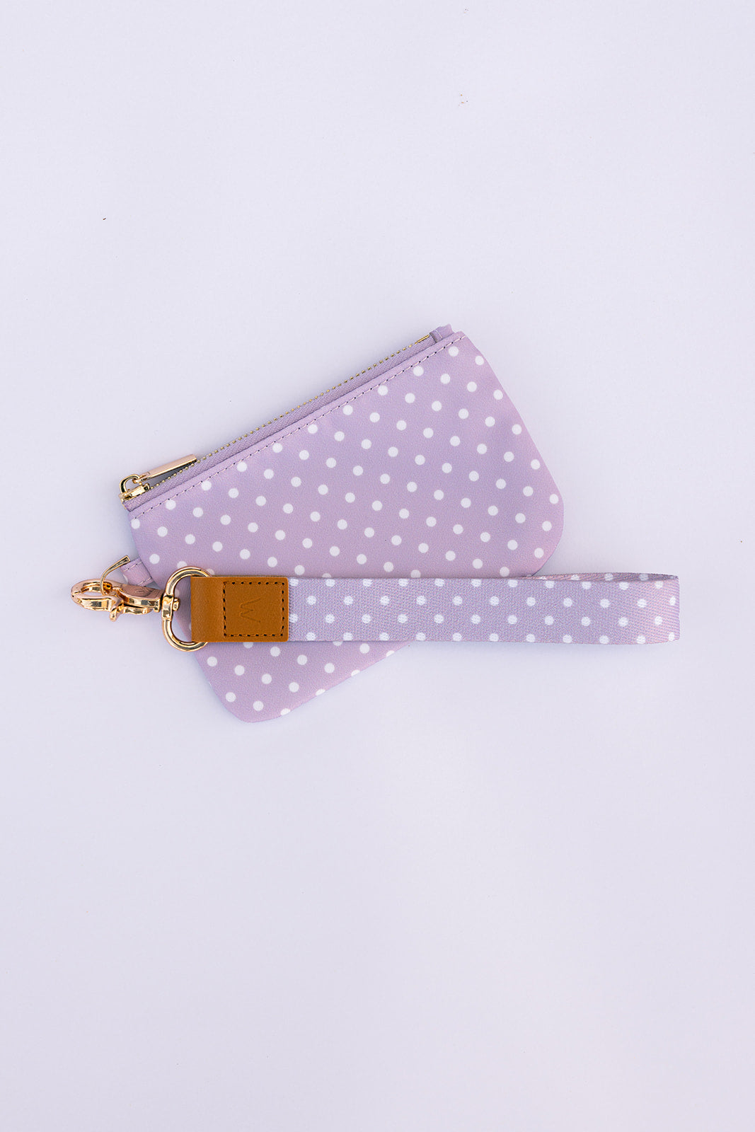 Grape Dots Zipper Pouch