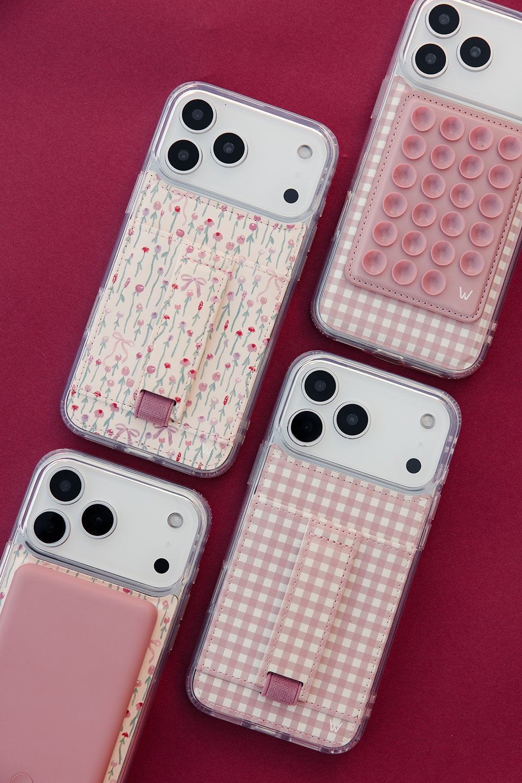 Blushing Gingham Magnetic Case