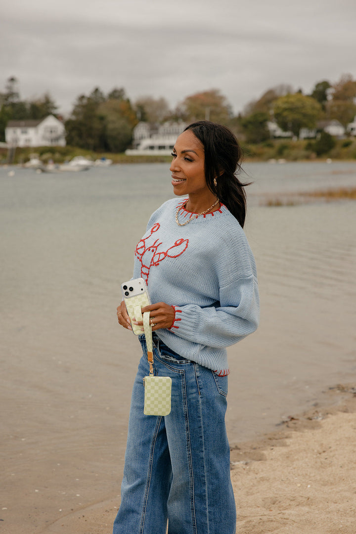 Harbor Check Zipper Pouch