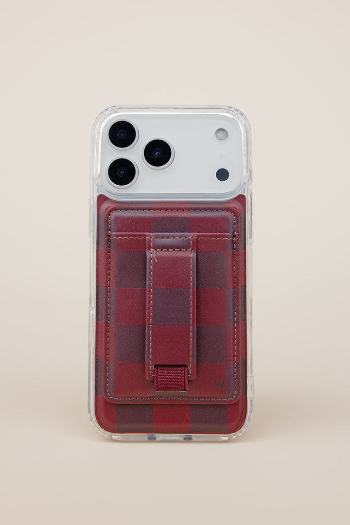 Cozy Check Magnetic Wallet
