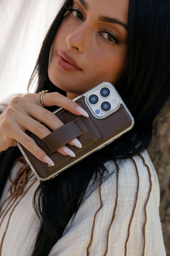 Dark Chocolate Magnetic Wallet