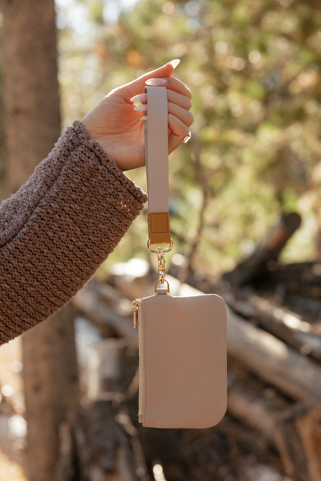 Almond Cream Wrist Lanyard