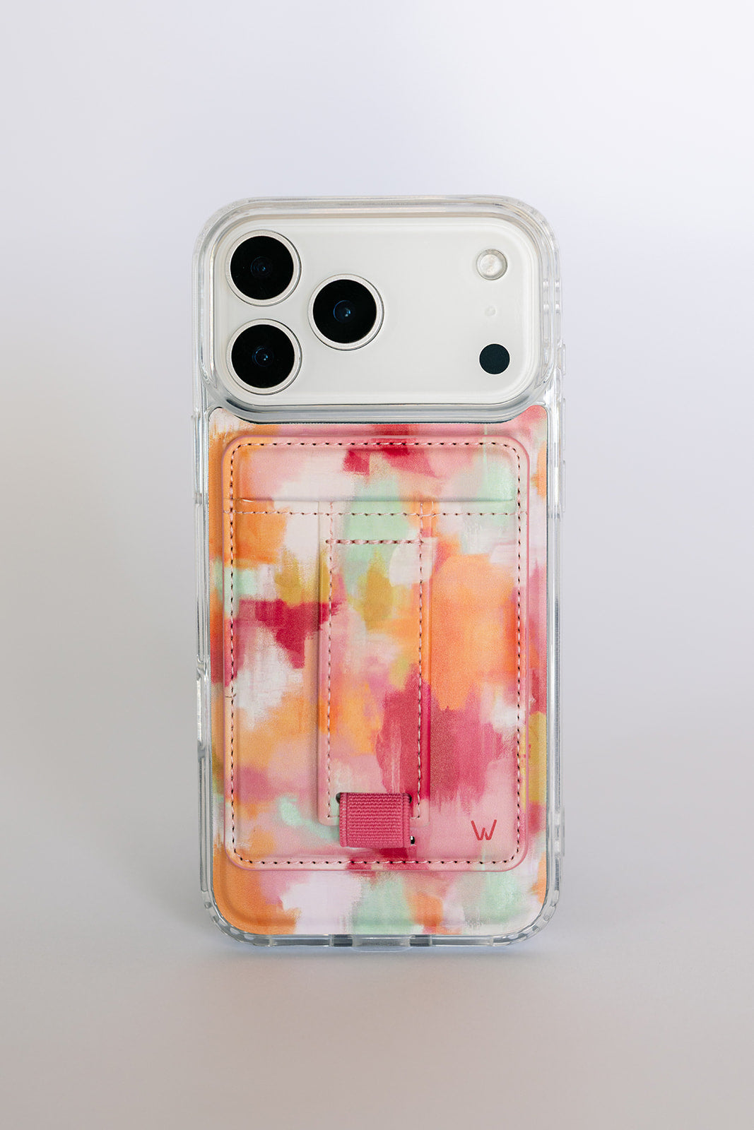 Water Color Waves Magnetic Wallet