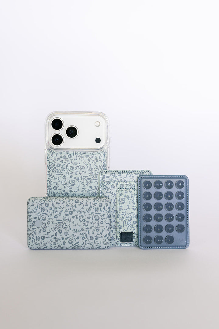 Bluebell Bloom Magnetic Wallet