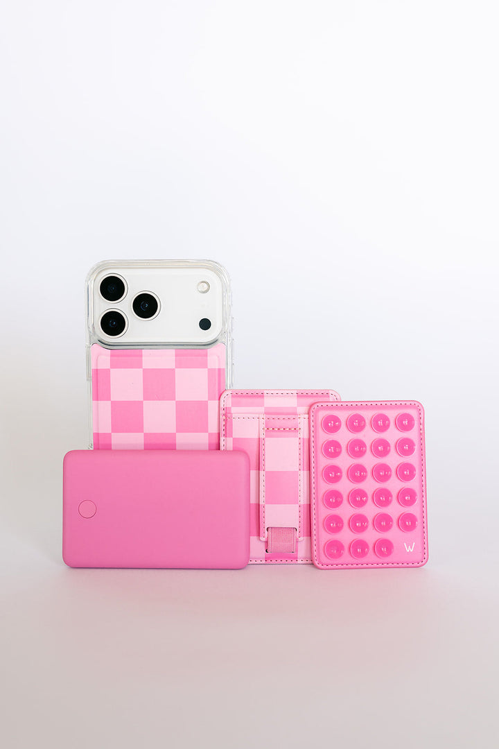 Bubblegum Check Magnetic Case