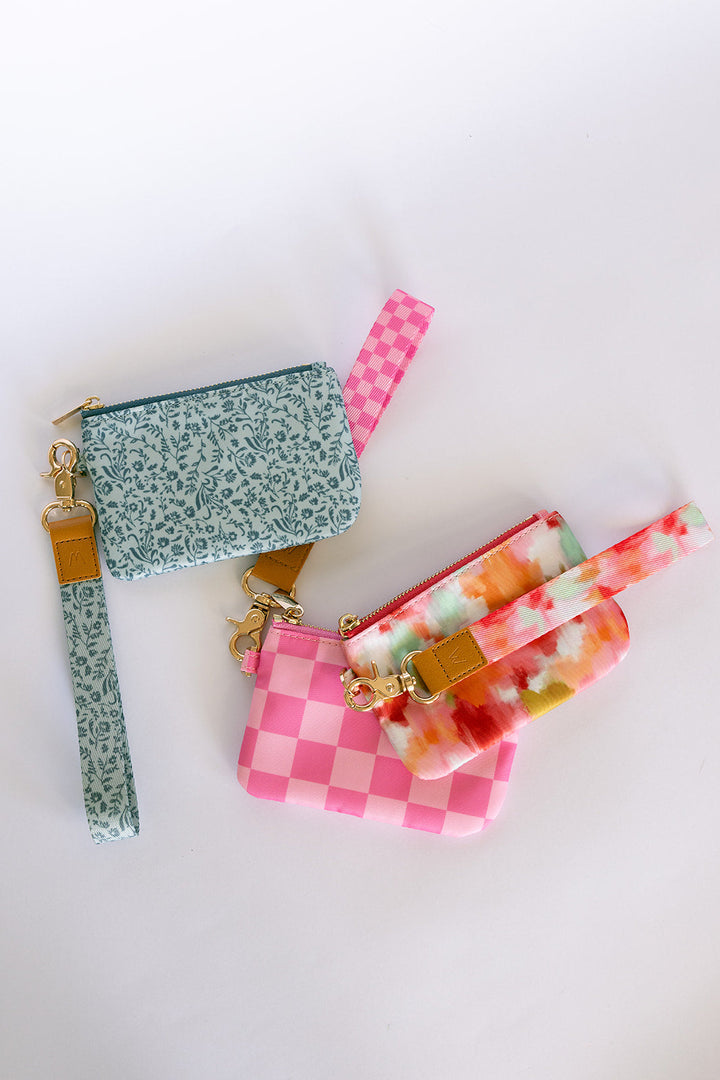 Water Color Waves Wrist Lanyard