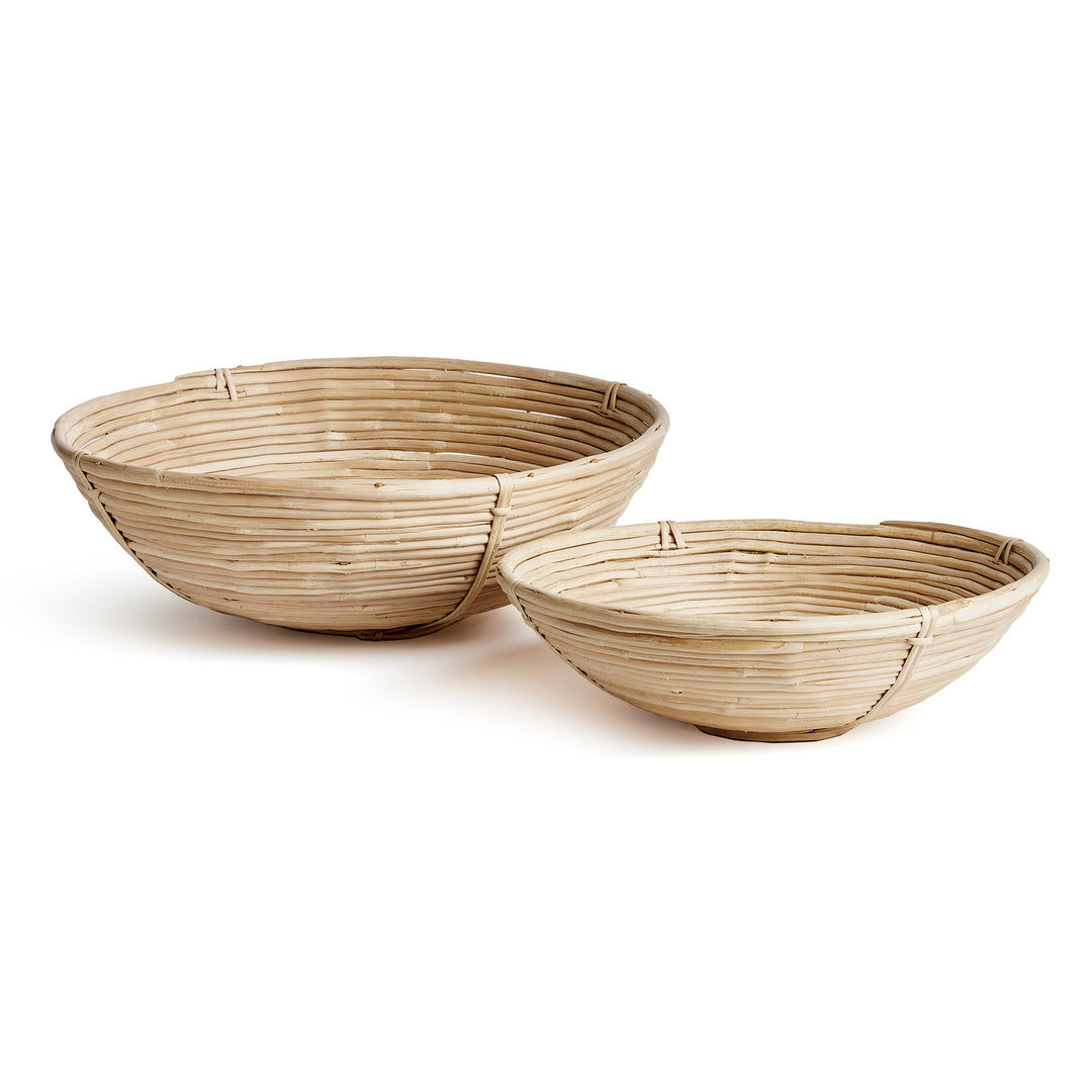 Cane Rattan Low Bowl St/2