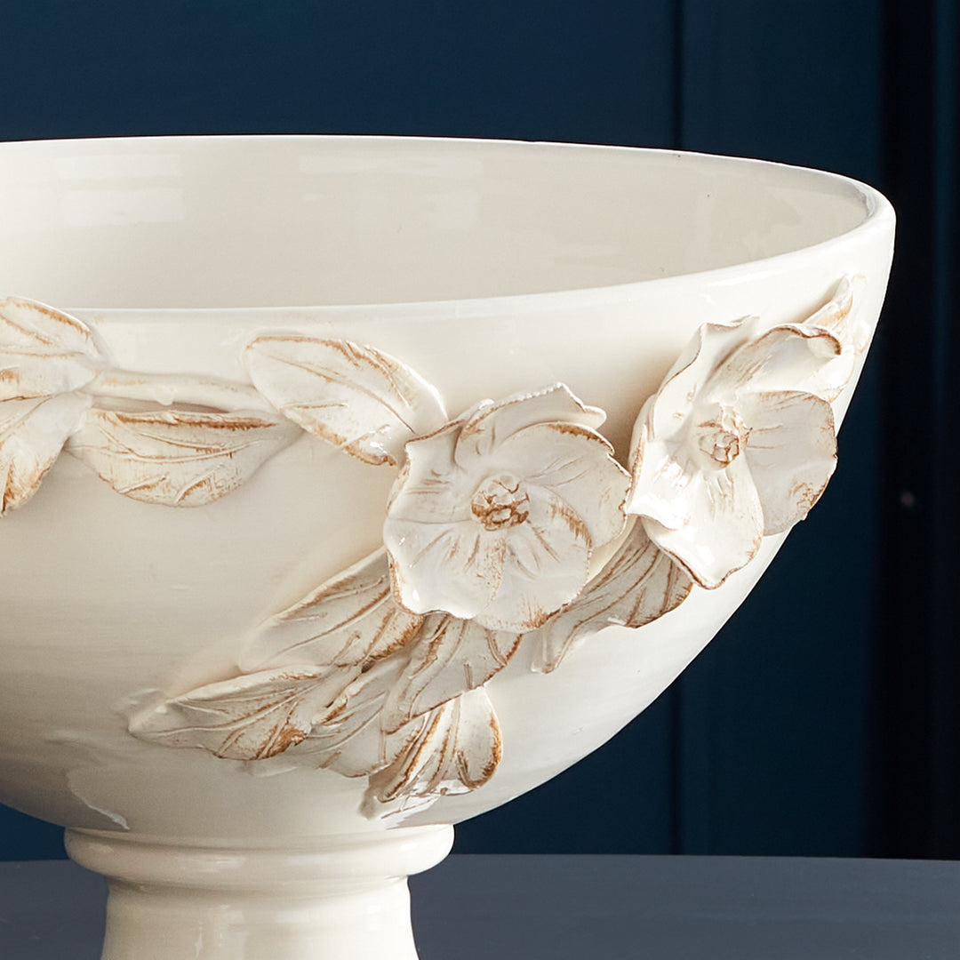 Fiori Decorative Footed Bowl