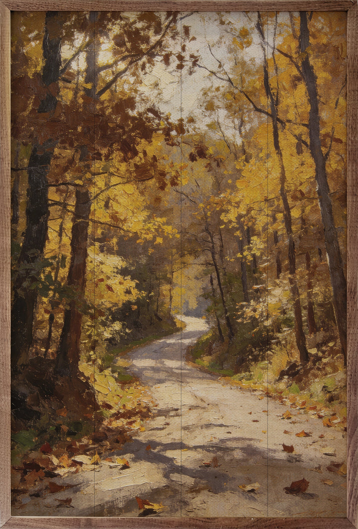 Autumn Woodland Path
