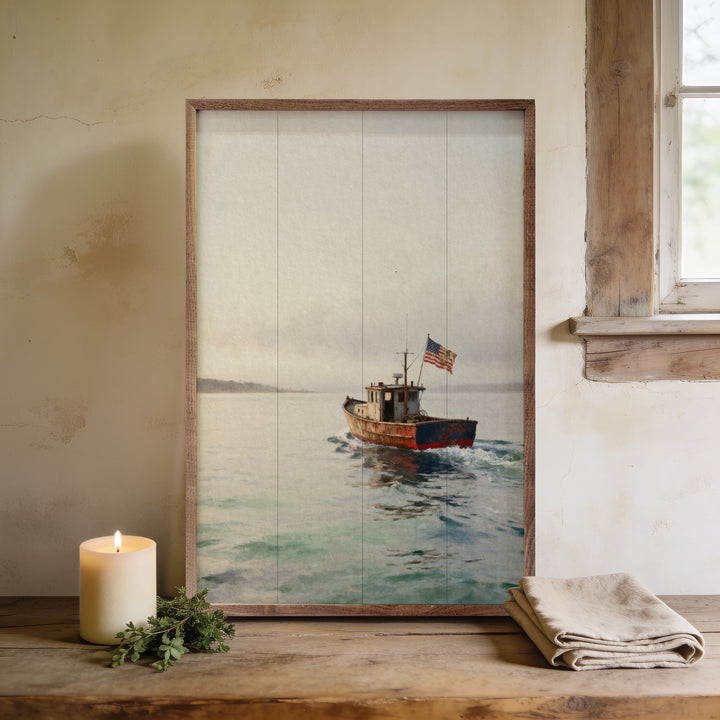 Nautical Americana Sailboat