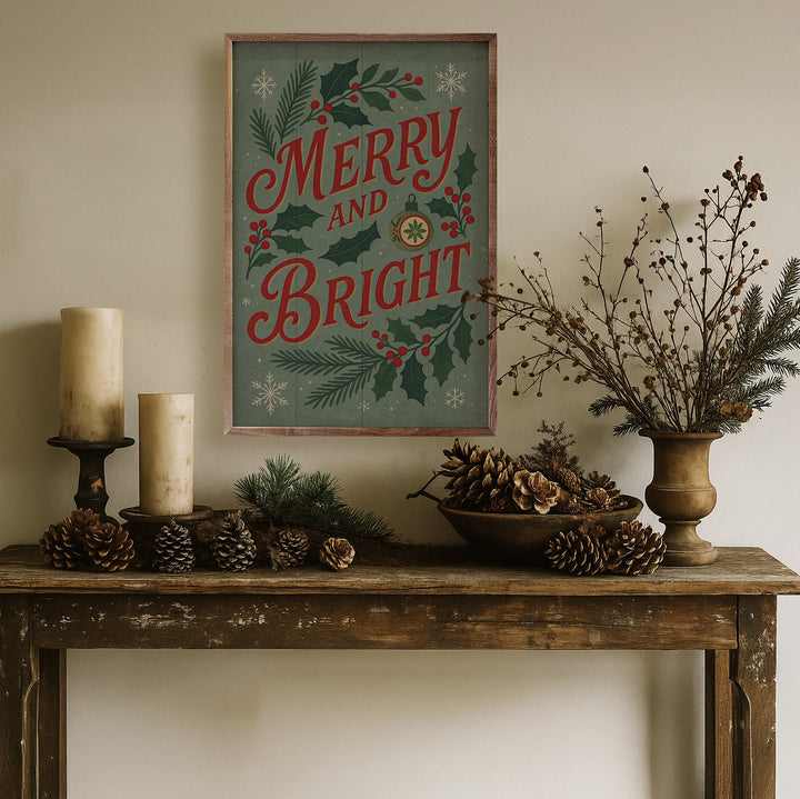 Vintage Merry And Bright
