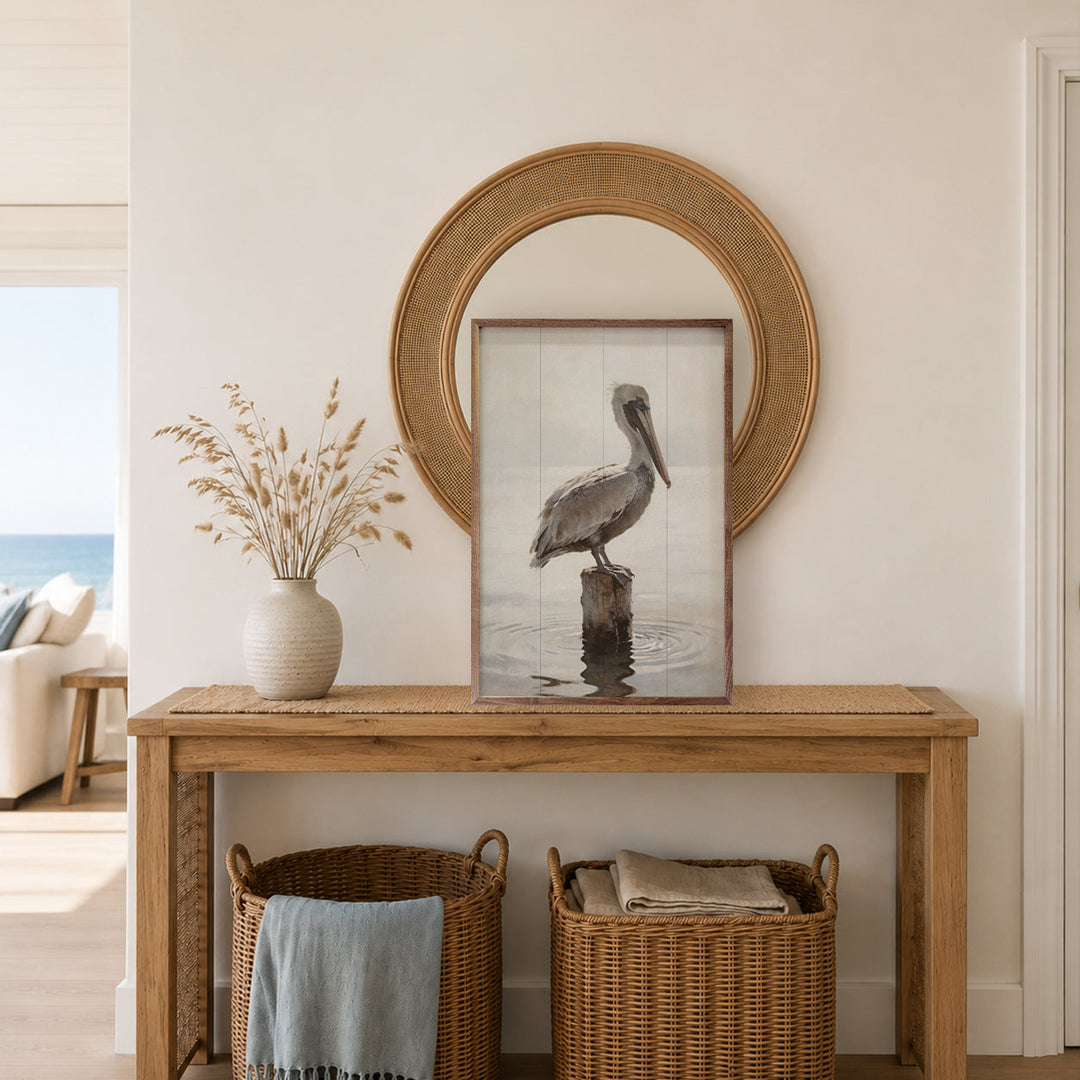 Weathered Pelican Portrait