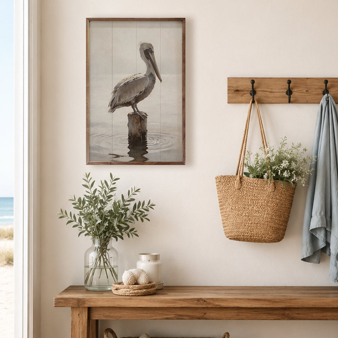 Weathered Pelican Portrait