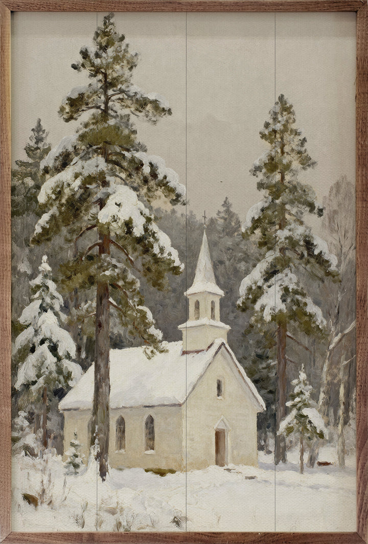 Church In Snowfall