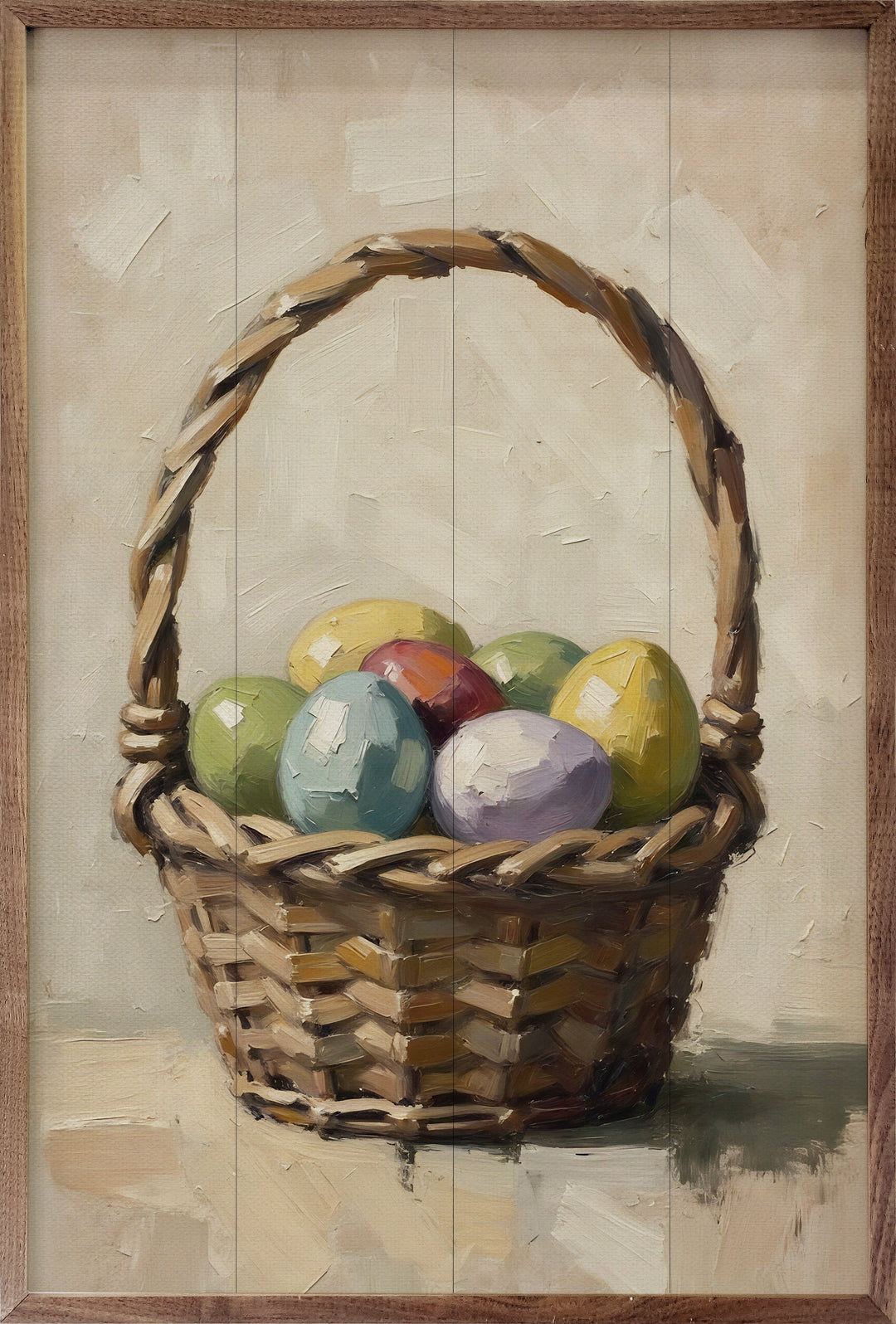 Easter Eggs In Basket