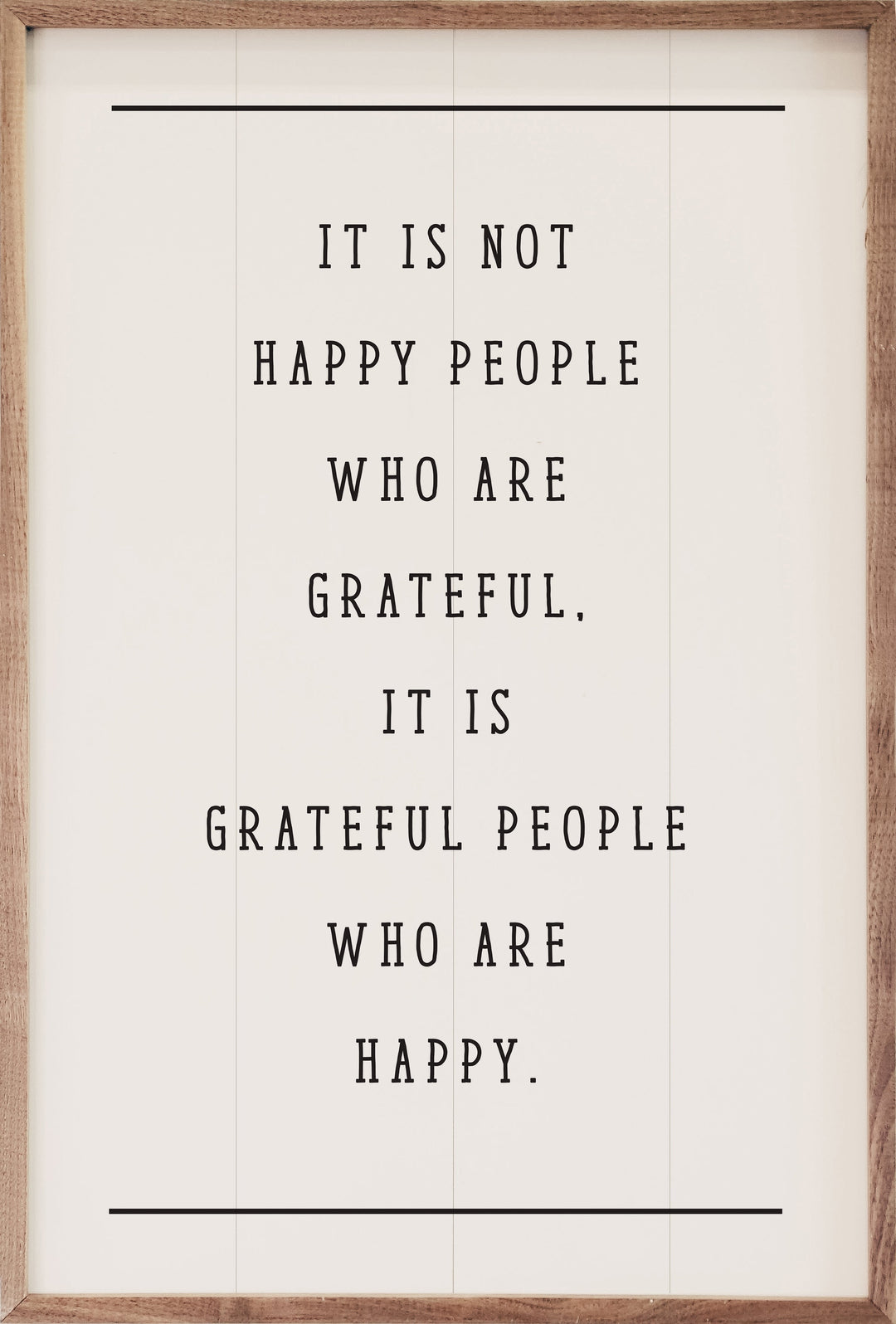 Grateful People Who Are Happy White