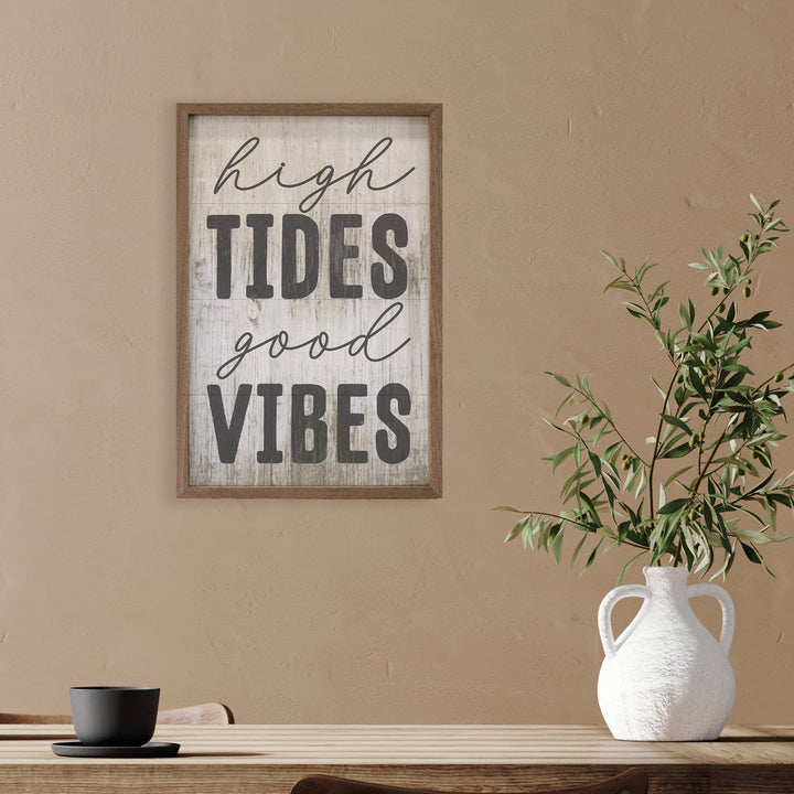 High Tides Good Vibes Whitewash