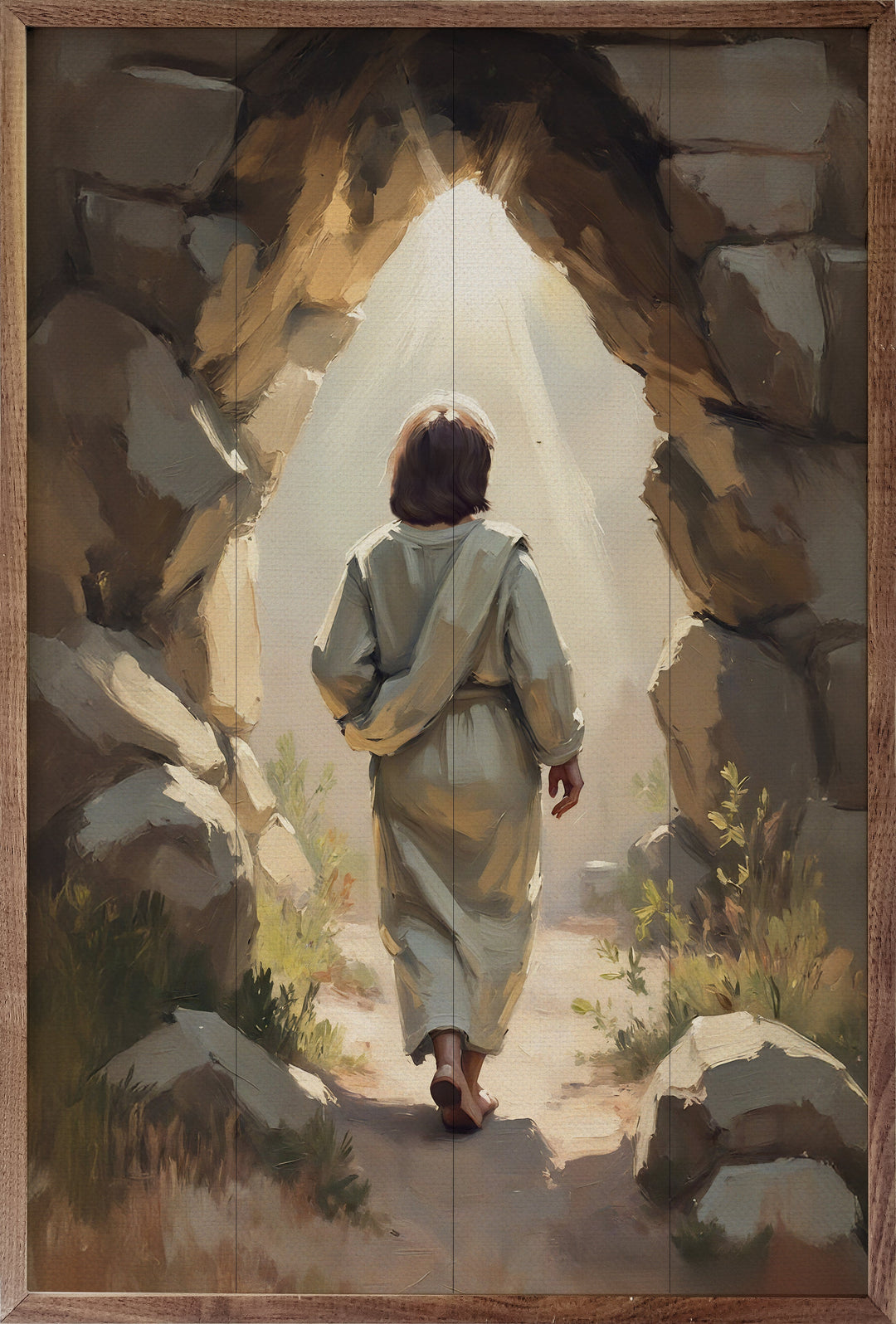 Jesus Leaving His Tomb