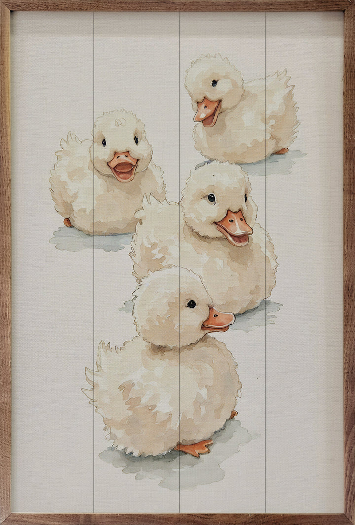 Row Of Ducks