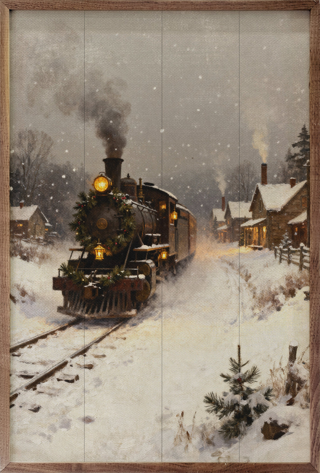 Train In Snow
