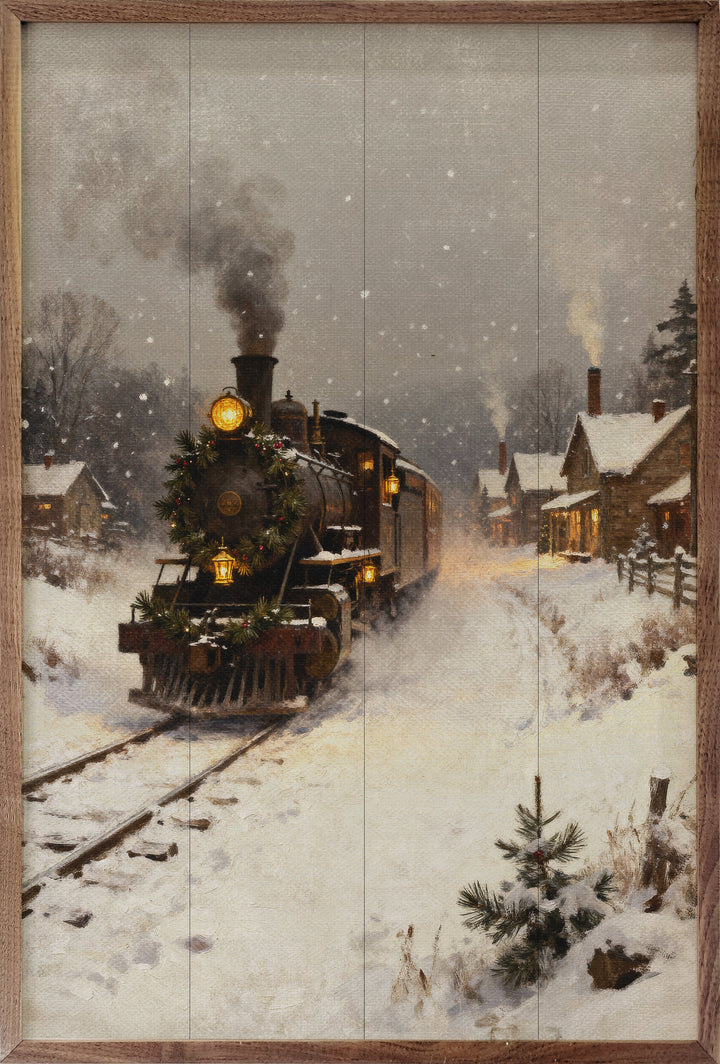 Train In Snow