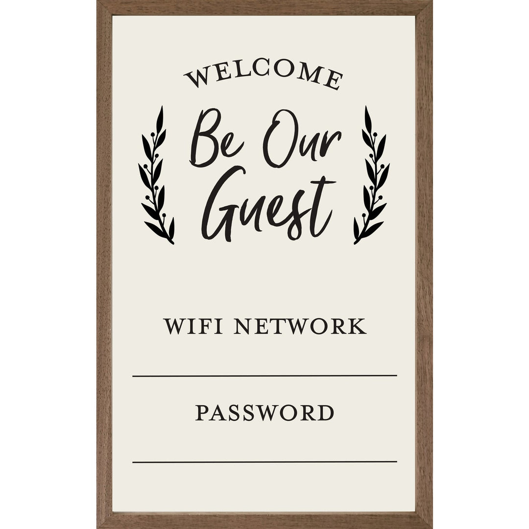 Whiteboard Welcome Be Our Guest Wifi Password