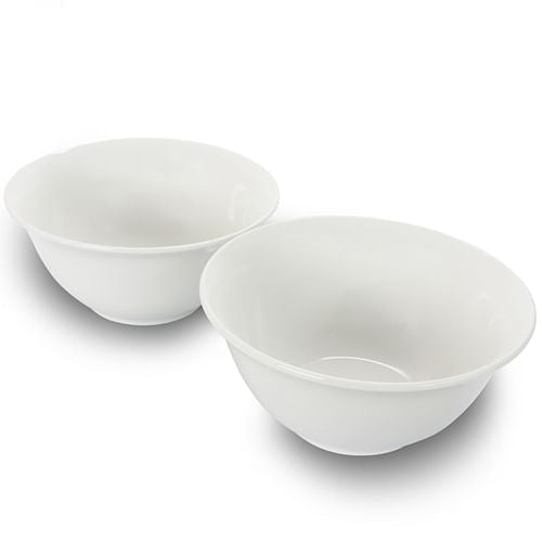 Gibson Home 2 Piece 7.5 Inch Ceramic All-Purpose Round Bowl Set in