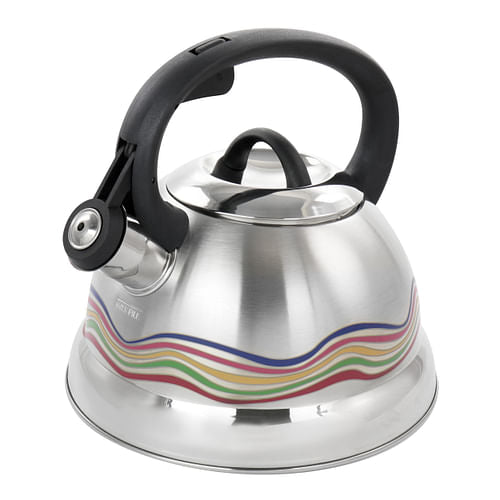 Mr. Coffee Cagliari 1.75 Quart Stainless Steel Whistling Tea Kettle