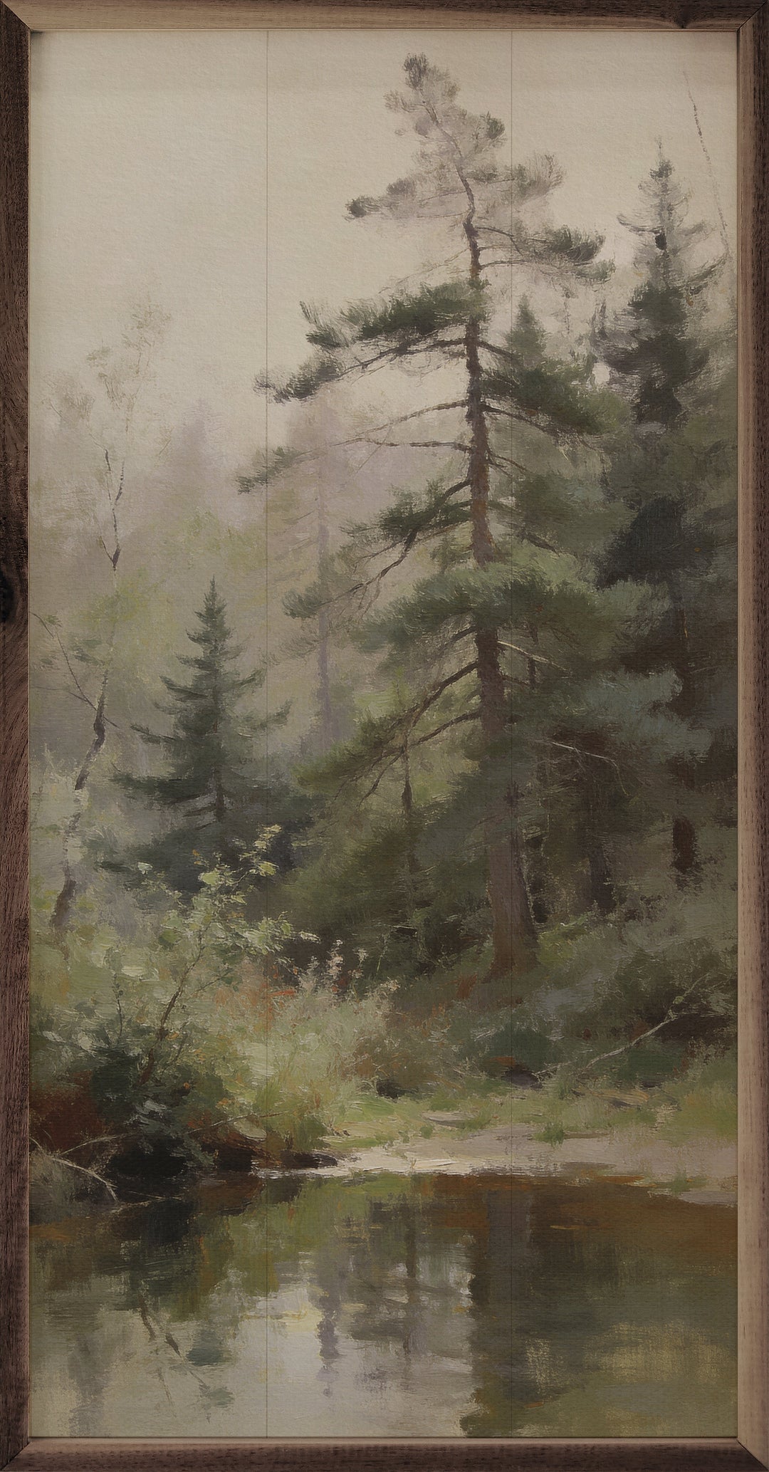 Morning Mist Through The Pines