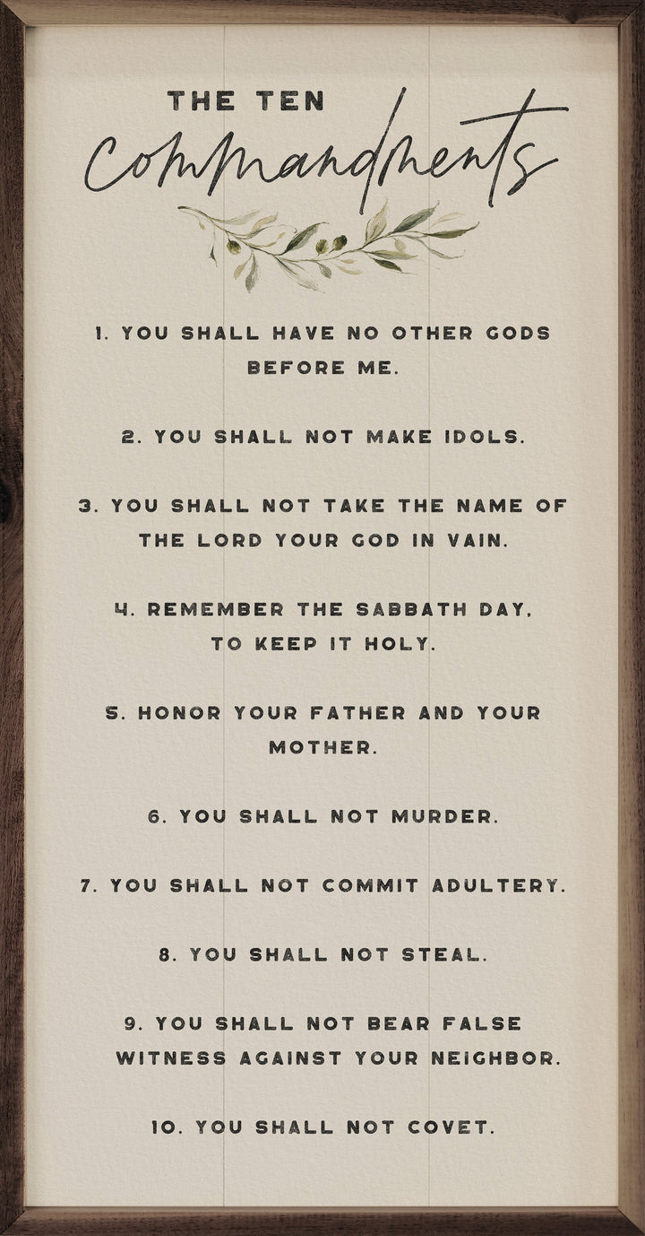 The Ten Commandments