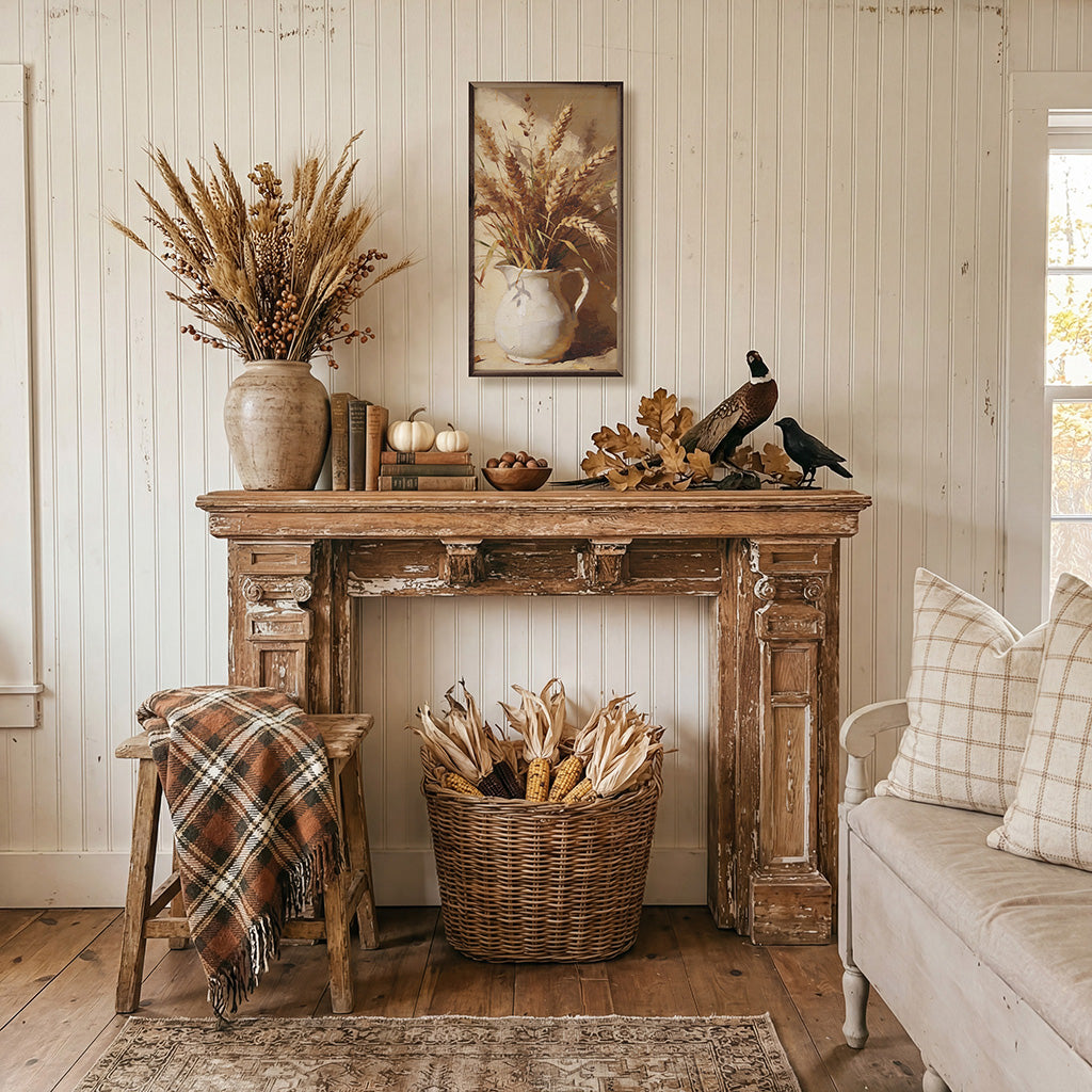 Wheat And Field Grass Arrangement