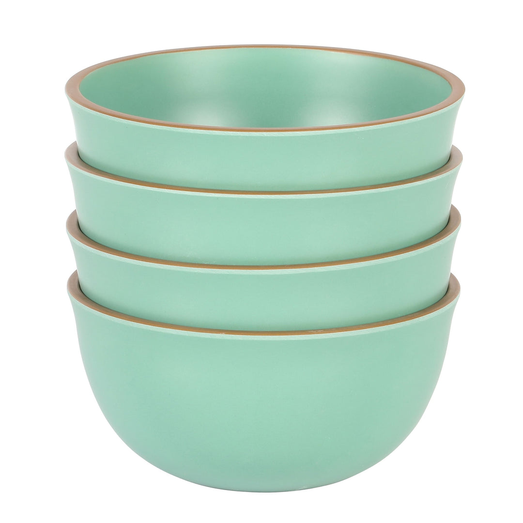 Gibson Home Rockabye 4 Piece 6.1 Inch Melamine Cereal Bowl Set in