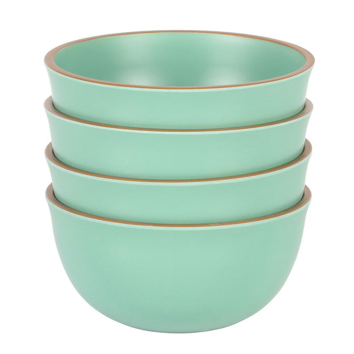 Gibson Home Rockabye 4 Piece 6.1 Inch Melamine Cereal Bowl Set in