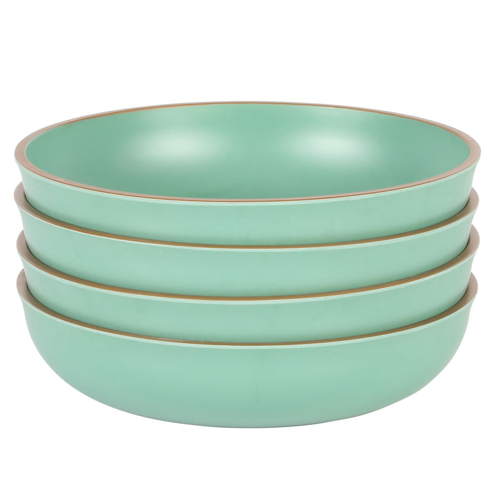 Gibson Home Rockabye 4 Piece 8.5 Inch Melamine Dinner Bowl Set In