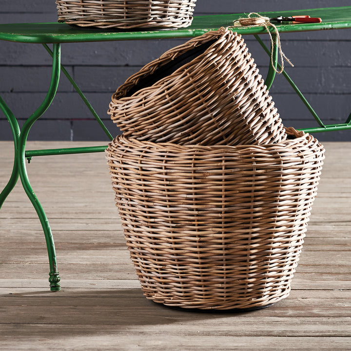 Woven Dry Basket Planter 26.75"