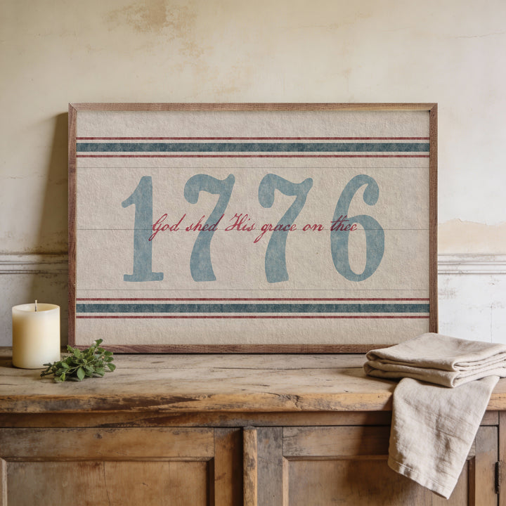 1776 God Shed His Grace Americana