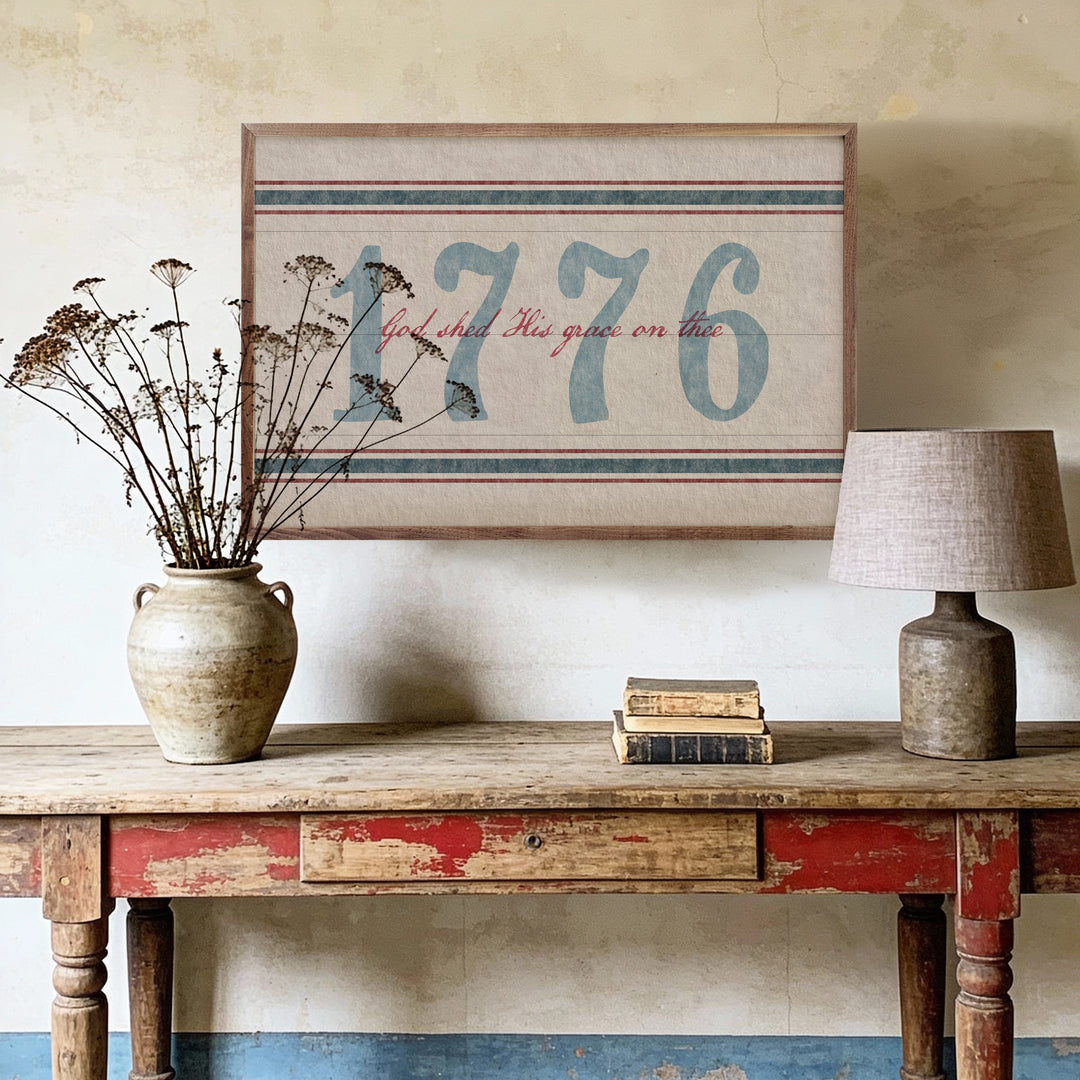 1776 God Shed His Grace Americana