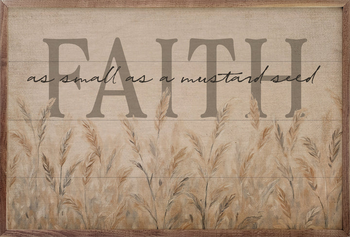 Faith As Small As A Mustard Seed
