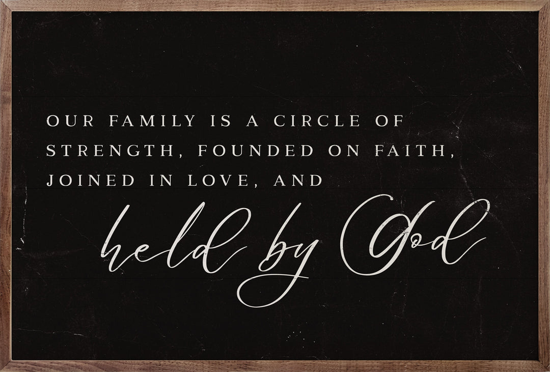 Held By God Green