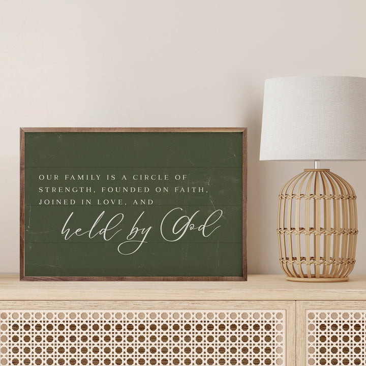 Held By God Green