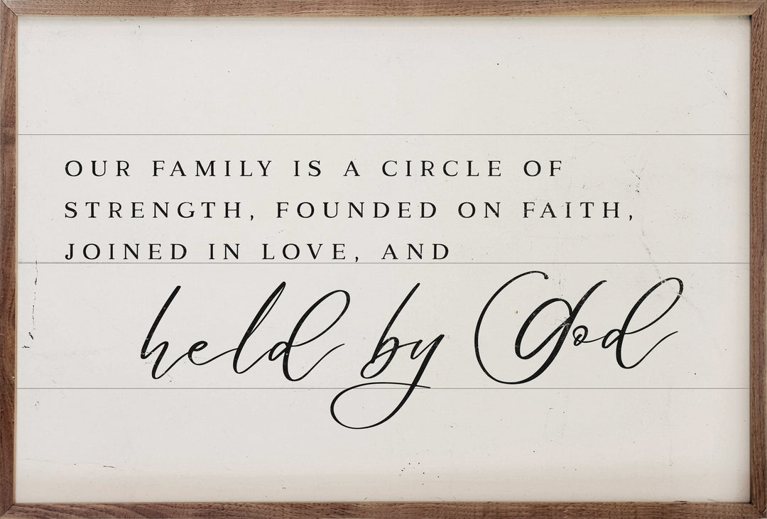 Held By God Green