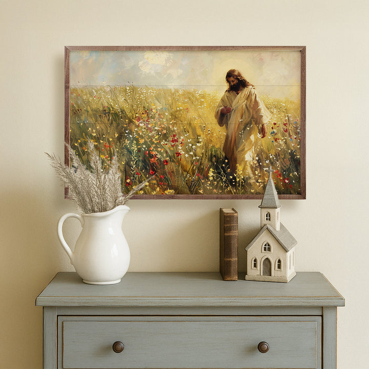 Jesus Among Wildflowers