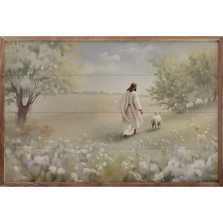 Jesus And The Lamb
