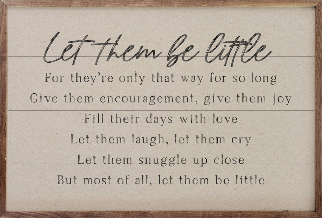 Let Them Be Little