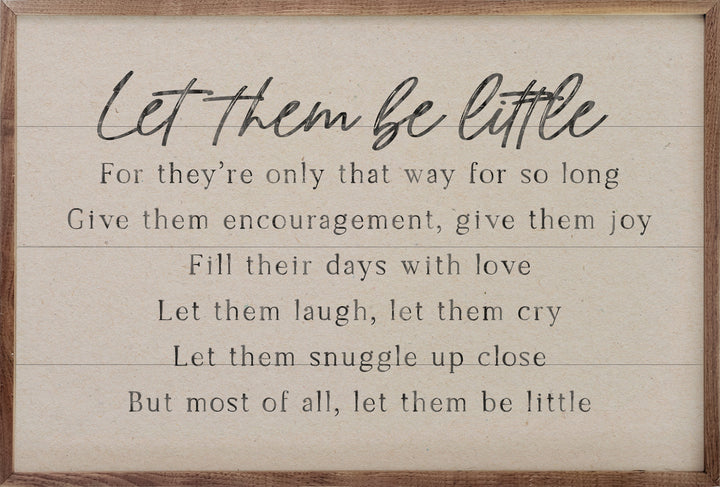 Let Them Be Little