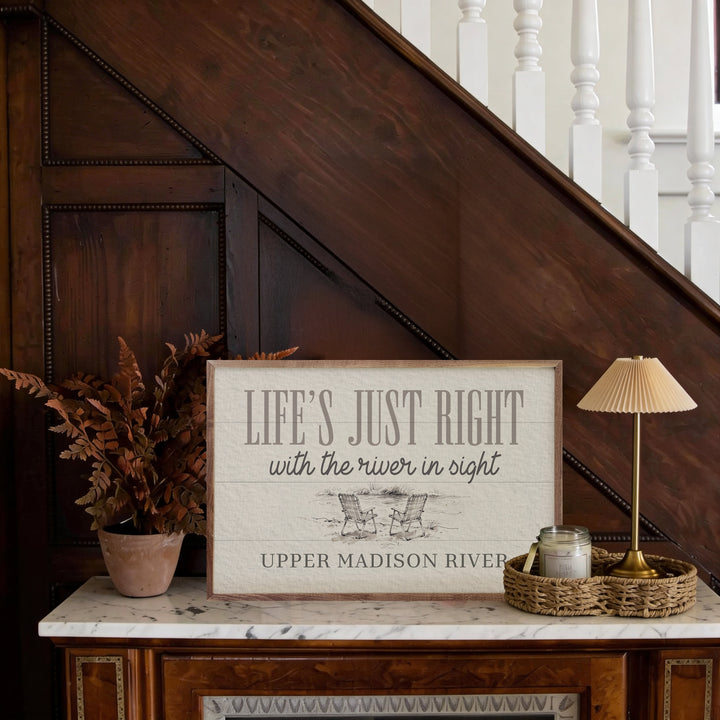 Life's Just Right Personalized River
