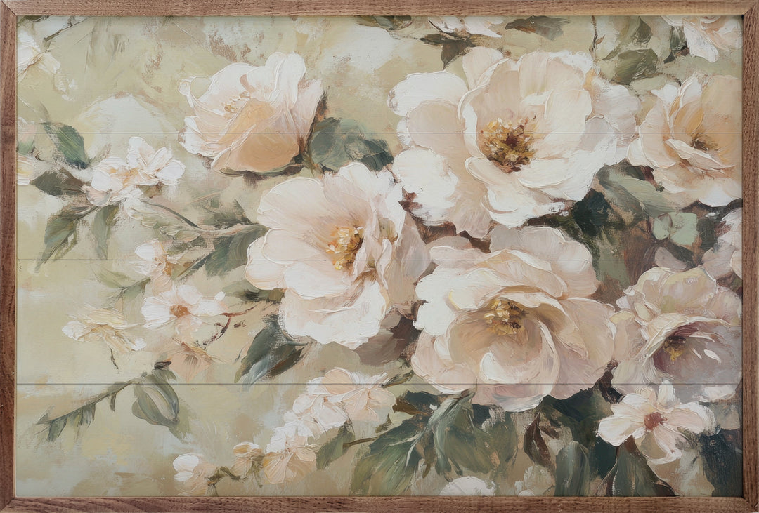 Neutral Blushing Blooms By Petals Prints