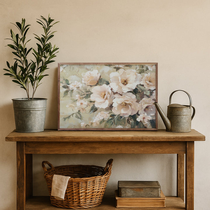 Neutral Blushing Blooms By Petals Prints